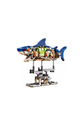 Maquete 3D mecanizada Tubarão - 687 peças - A partir dos 12 anos