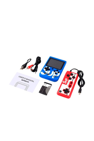 Consola de vídeo jogos retro - 400 jogos - Azul