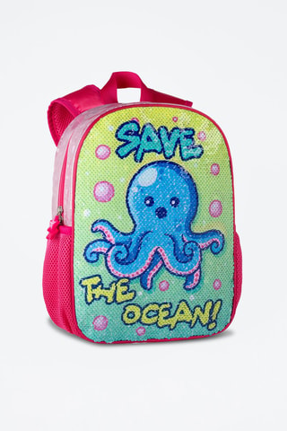 Mochila Save The Ocean Fúcsia - Rosa