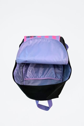 Mochila Kuromi Hello Kitty Sanrio - Preto - Preto, violeta e rosa