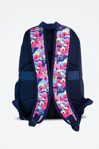 Mochila Hello Kitty Sanrio - Azul-marinho ­ - Azul e rosa