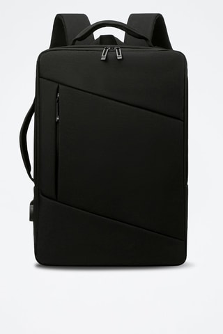 Mochila conectada - Preto - Preto