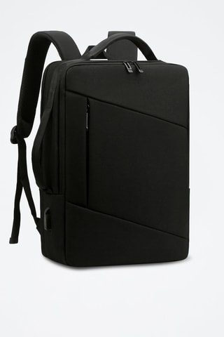 Mochila conectada - Preto - Preto