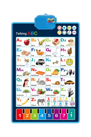 Alfabeto eletrónico interativo para aprender inglês A partir dos 3 anos
