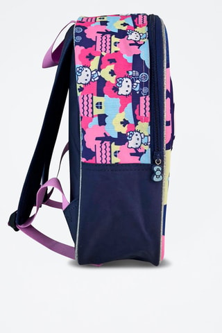Mochila Hello Kitty Sanrio - Azul-marinho ­ - Branco, azul e rosa