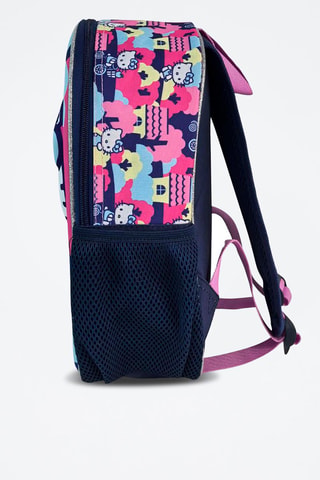 Mochila Hello Kitty Sanrio - Azul-marinho ­ - Branco, azul e rosa