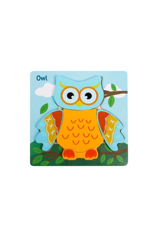 Puzzle em madeira Mochos - 5 peças A partir de 3 anos