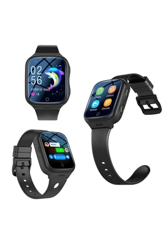 Relógio conectado Smartwatch K9 4G GPS - Compatível IOS e Android - Preto
