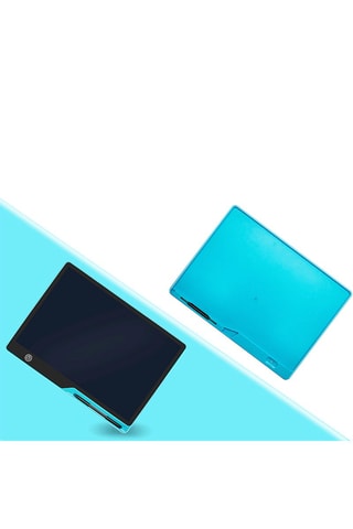 Tablet de desenho e escrita LCD com fundo multicor 16” - Azul-claro