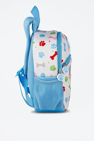 Mochila Pets Azul e branco - Branco e azul
