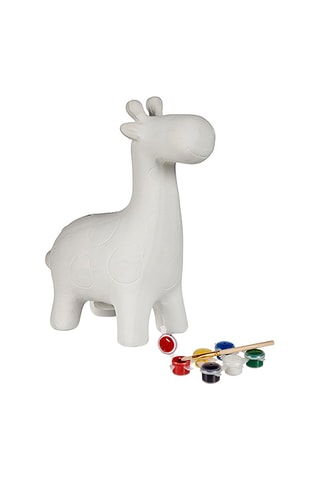 Mealheiro girafa em cerâmica para pintar - A partir dos 3 anos