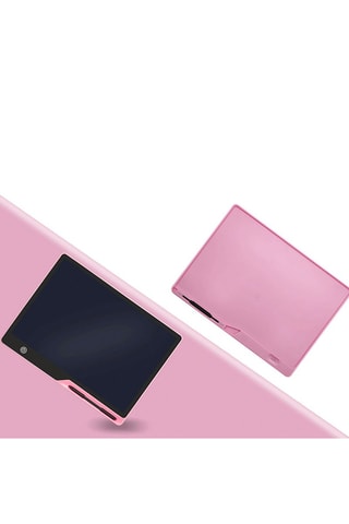 Tablet de desenho e escrita LCD com fundo multicor 16” - Rosa-claro