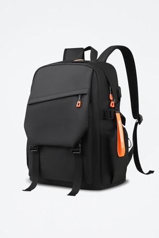 Mochila conectada - Algodão - Preto