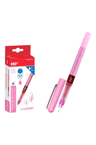 12 stylos - Encre rose