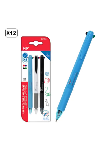 3 stylos - 4 couleurs