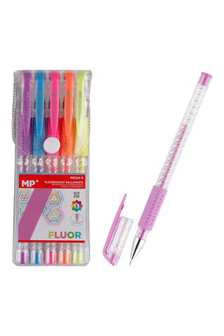 5 stylos - 5 couleurs