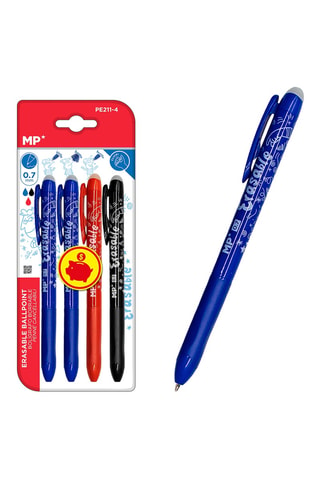 48 stylos-billes - Encre bleue, rouge et noire