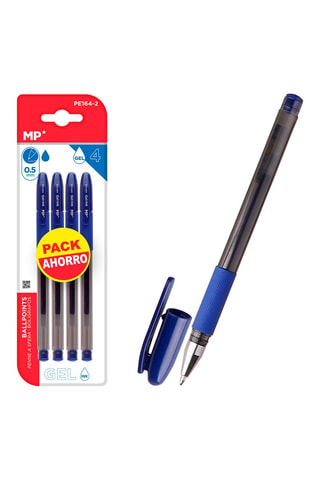 4 stylos - Encre bleue
