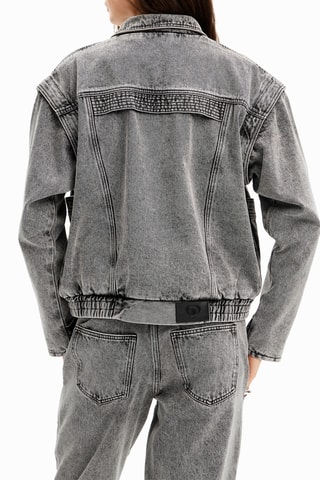 Veste en jean - Gris