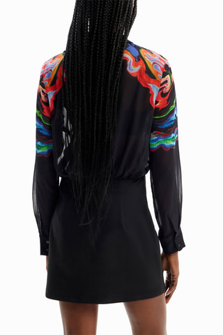Robe chemise - Noir