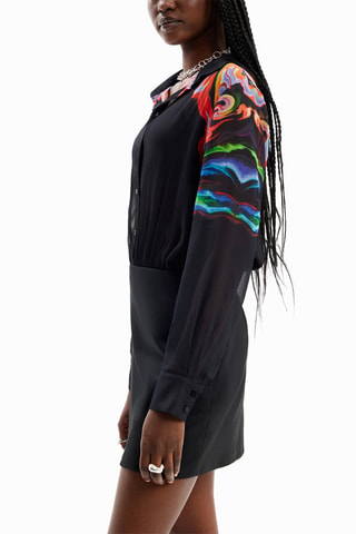 Robe chemise - Noir