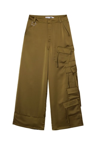 Pantalon cargo - Vert