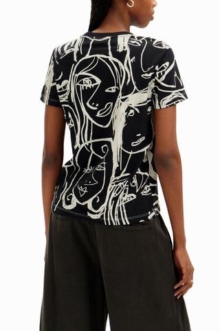 T-shirt - Blanc et noir