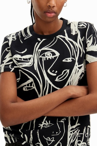 T-shirt - Blanc et noir