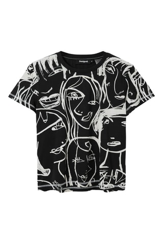 T-shirt - Blanc et noir