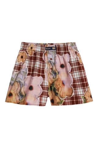 Short - Marron et rose