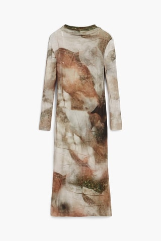 Robe midi - Beige