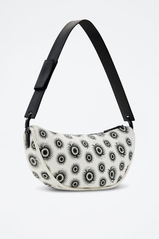 Sac porté épaule - Blanc et noir