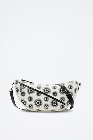 Sac porté épaule - Blanc et noir