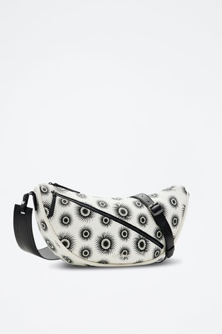 Sac porté épaule - Blanc et noir