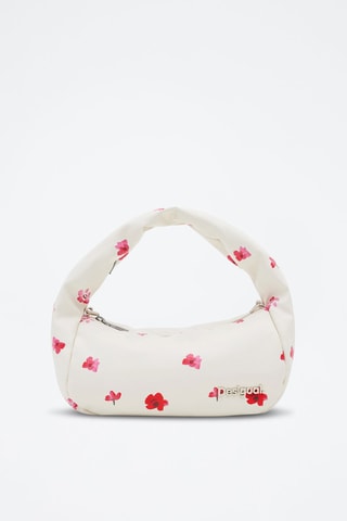 Sac porté épaule - Blanc, rouge et rose
