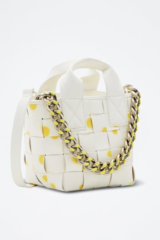 Sac à main - Blanc et jaune