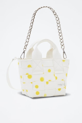 Sac à main - Blanc et jaune