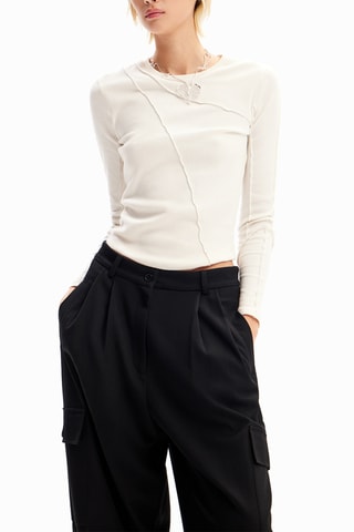 Pantalon wide legs - Noir
