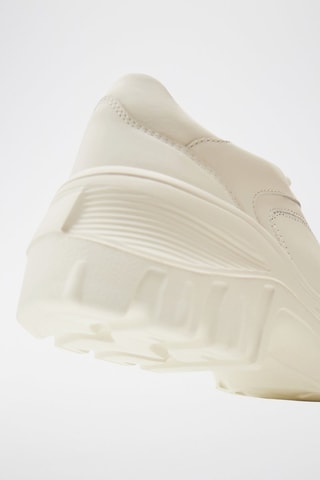 Baskets plateformes en cuir - Blanc
