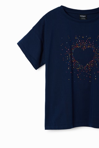 T-shirt regular - Bleu