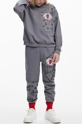 Sweat Spider-man Avengers Marvel - Gris foncé