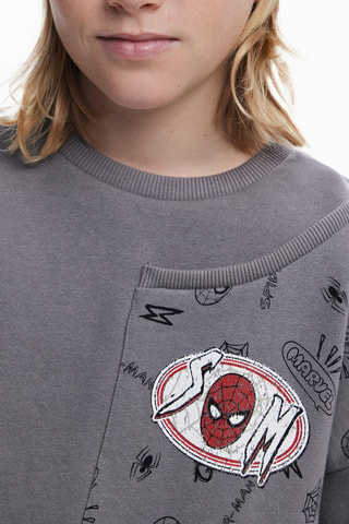 Sweat Spider-man Avengers Marvel - Gris foncé