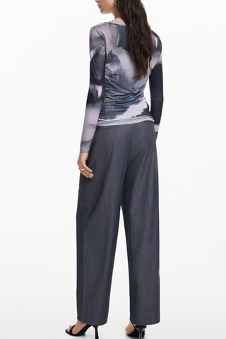 Top tie and dye - Noir et bleu