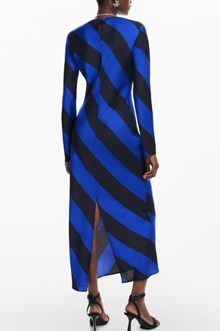 Robe droite - Bleu