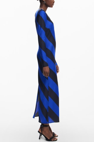 Robe droite - Bleu