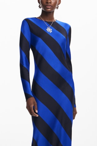 Robe droite - Bleu