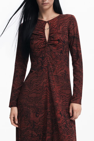Robe midi - Rouge