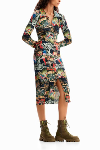 Robe chemise - Multicolore