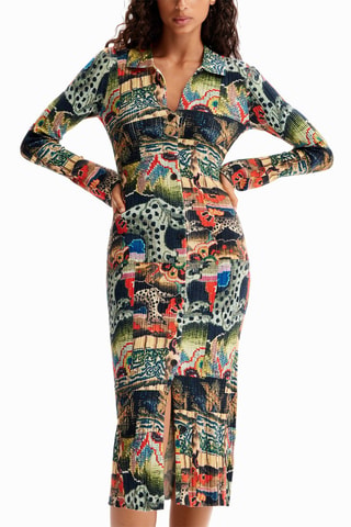 Robe chemise - Multicolore