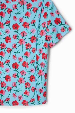 T-shirt - Rouge et bleu